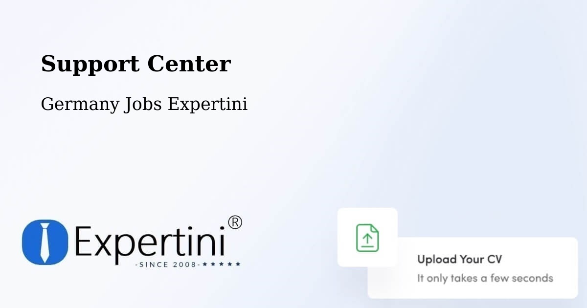 Support Services – Bad Buchau - Germany Jobs Expertini